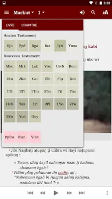 Mancagne - Biblia android App screenshot 3
